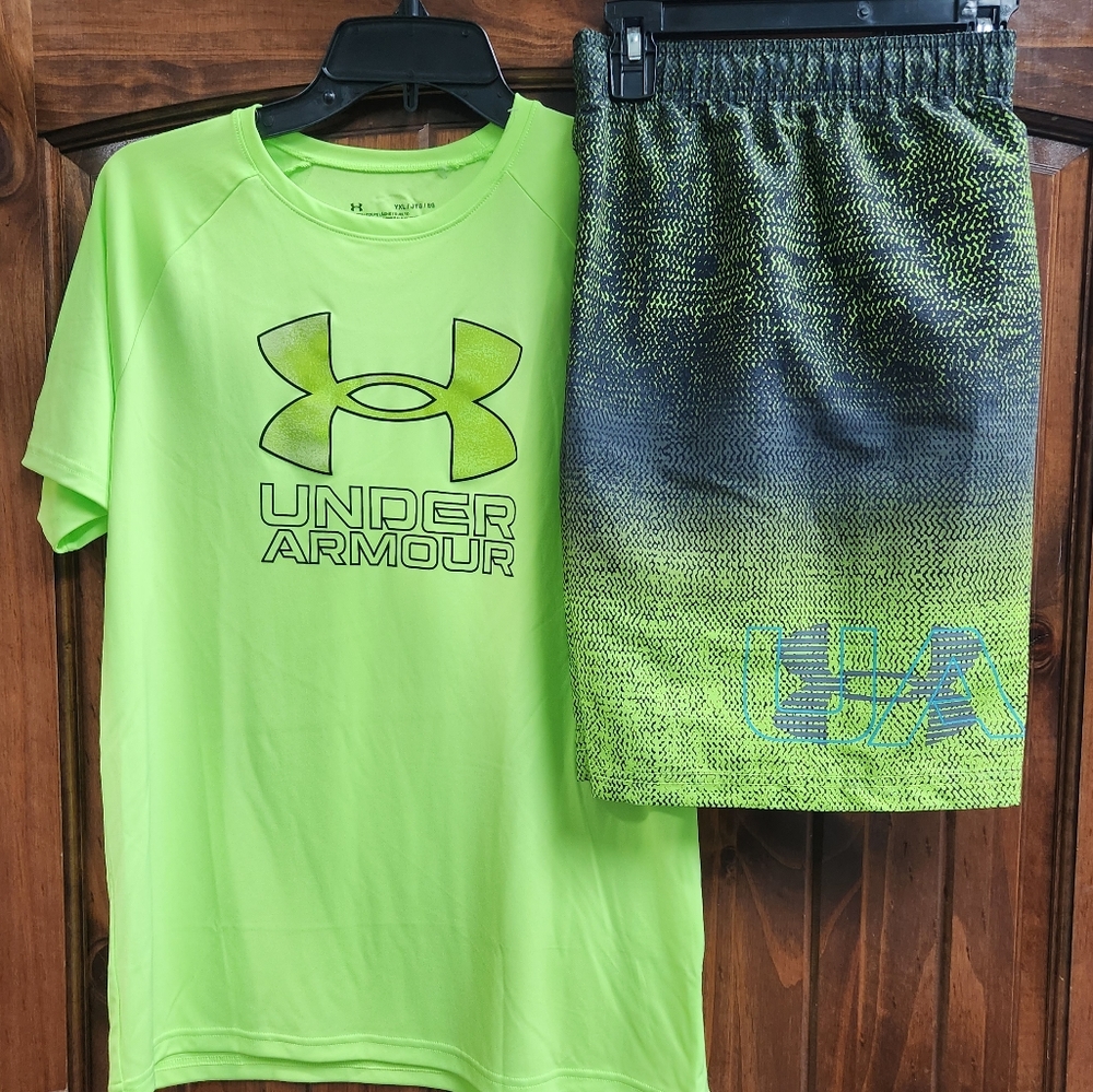 🆕️ Under Armour Tee & Swim Trunks